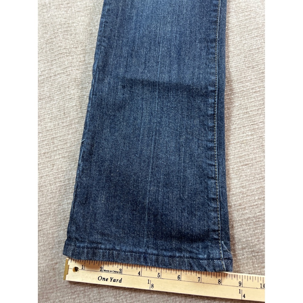 Vigoss for Dressbarn Womens Blue Embellished Bootcut Jeans Size 13/14 P1850DB - Picture 9 of 10